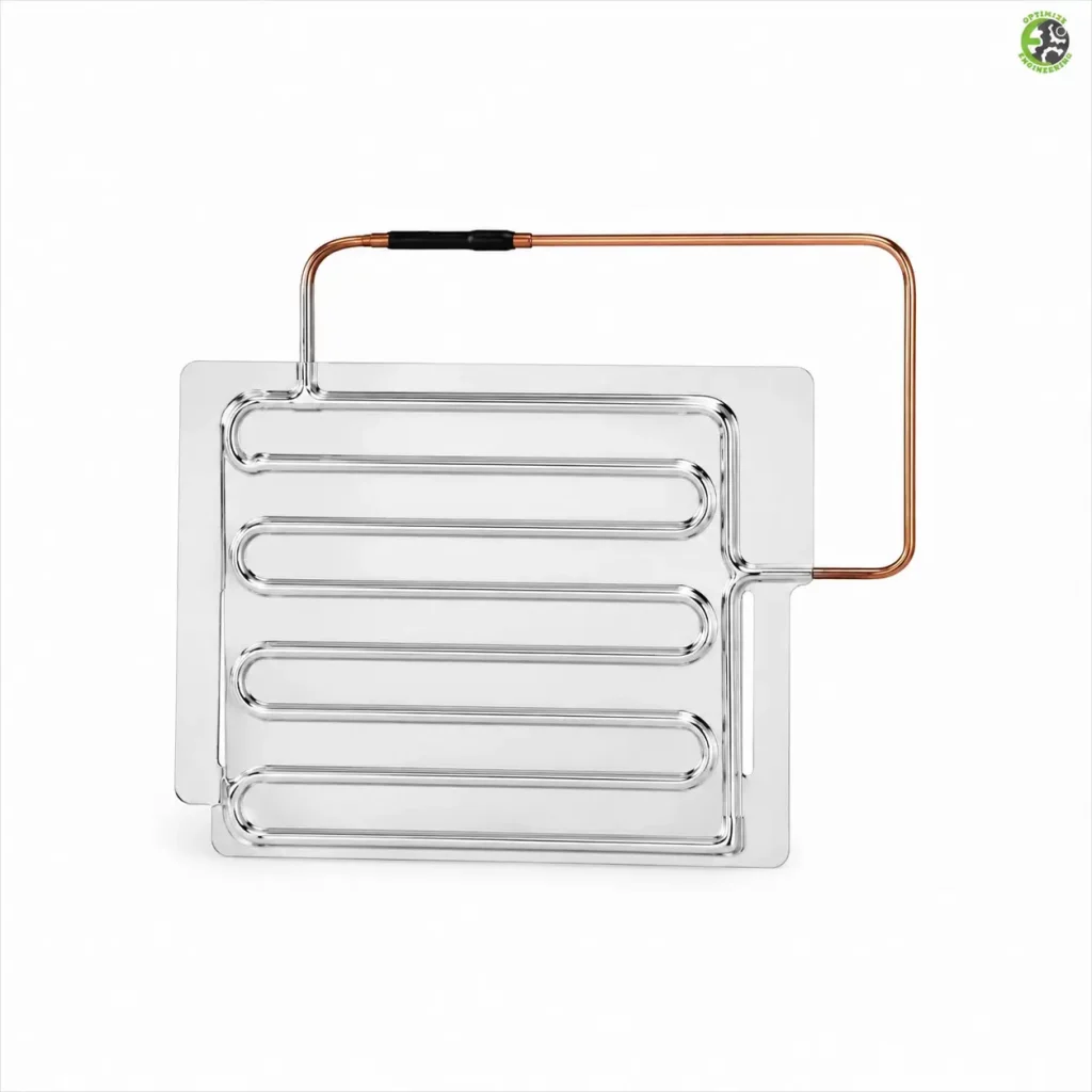 Products compact mini fridge tube on sheet evaporator