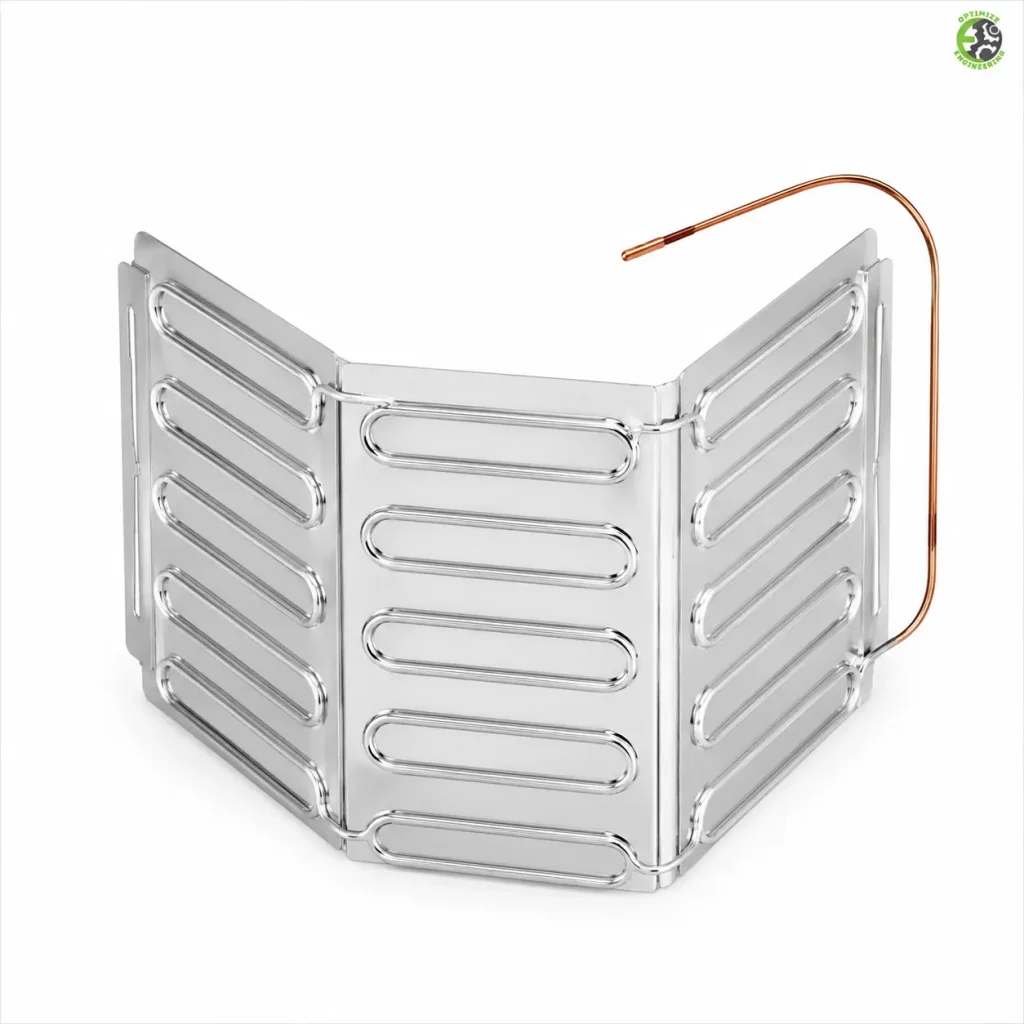 Products wrapped around wire on tube sheet evaporator